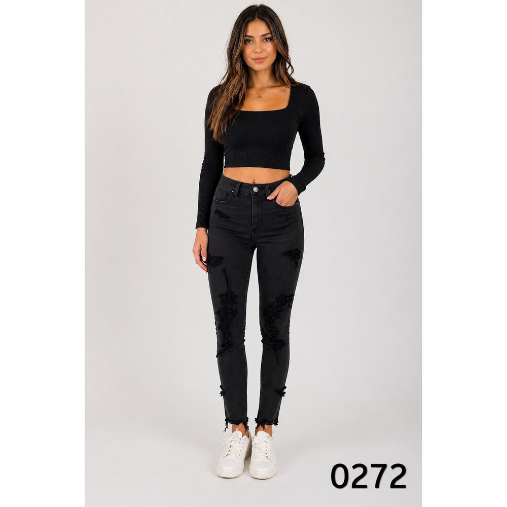 American Eagle Next Level Stretch Distressed Jeggins - sz 00  - 0272